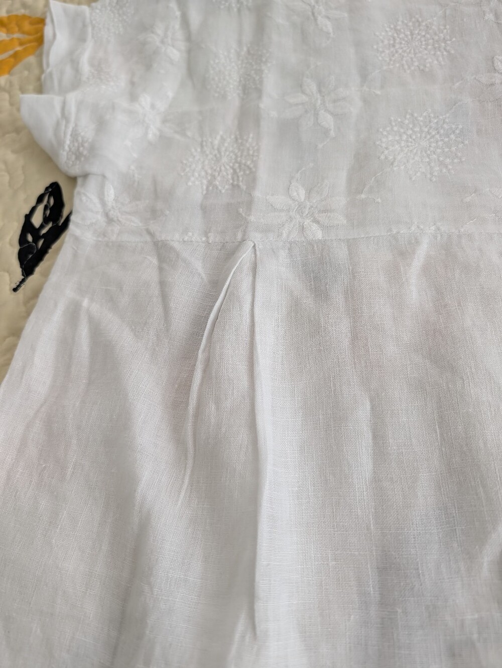 Terzo Milleñnio Made In Italy Linen Embroidered Top M - Picture 15 of 16